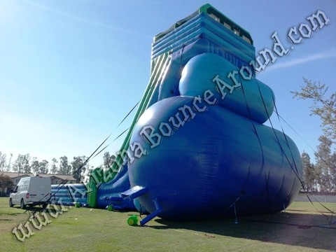 Giant inflatable water slides for parties and events in California